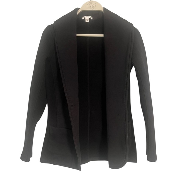 James Perse black knit blazer Size 3 - Picture 3 of 14